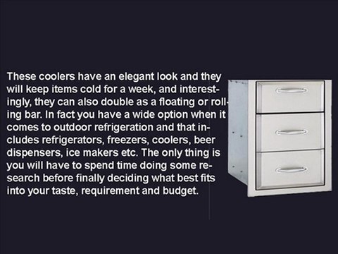Outdoor Kitchen Coolers for Luxury Kitchens