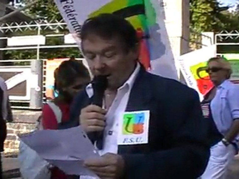 VESOUL : 300 ENSEIGNANTS À LA MANIFESTATION