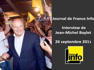 JM Baylet invité du journal de France Info