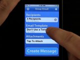 Group Email! iPhone App Demo - Dailyappshow