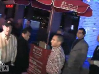 Michael Lohan pukes all over a woman's dress