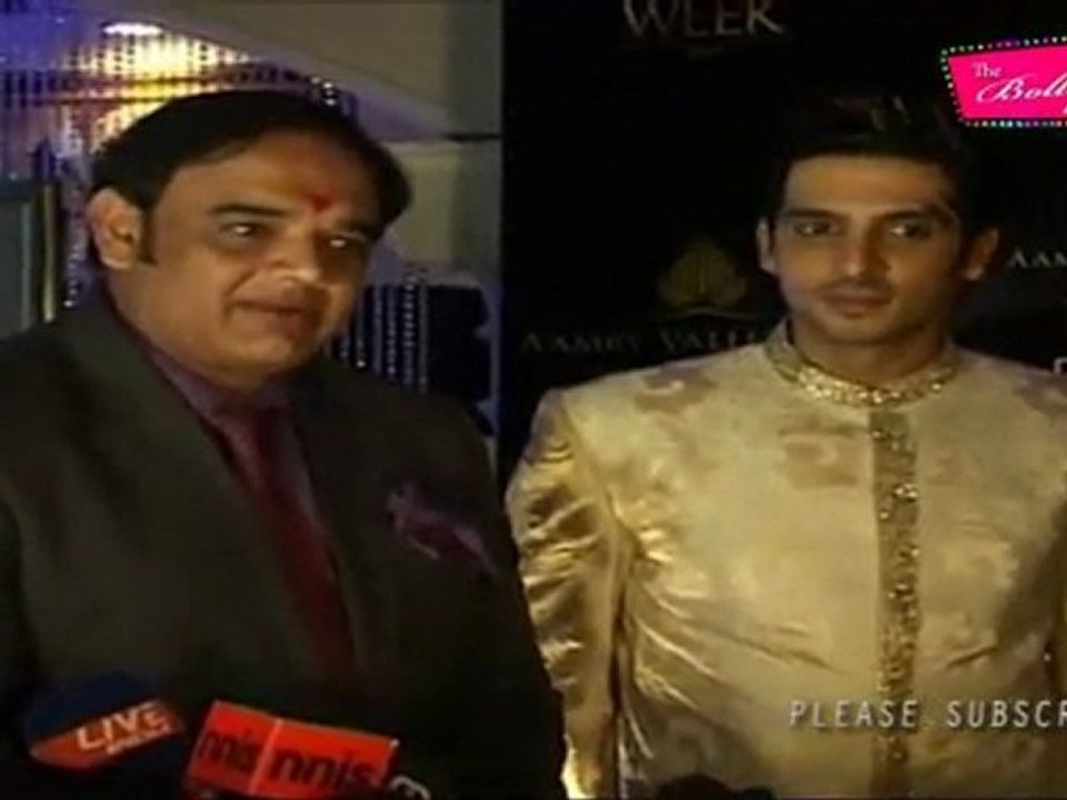 Dia Mirza and Zayed Khan On Ramp At India Bridal Week 2011 For Adarsh Gill