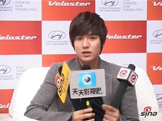 110926 - Lee Minho in China - Veloster event