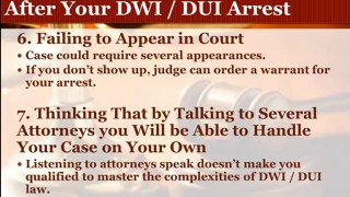 El Paso DWI Attorney Reveals the 9 Common Mistakes to Avoid