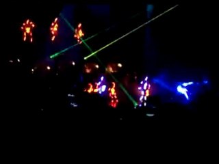 Chris Brown falls over on stage in Indianapolis