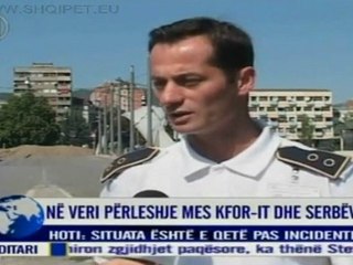 Ne Veri Perleshje mes KFOR-it dhe Serbeve
