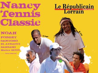 Younès El Aynaoui au service du "Nancy Tennis Classic"