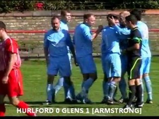 GLENAFTONS GARETH ARMSTRONGS GOAL AGAINST HURLFORD