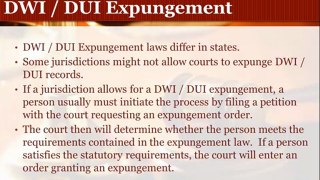 Honolulu DUI Attorney Defines Expungement and its Importance