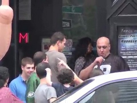 Kris Humphries and Kim Kardashian's Football Date