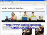 trabajos por internet desde casa