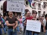 Francia: profesores públicos y privados juntos en la calle