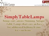 Stunning Antique Table Lamps