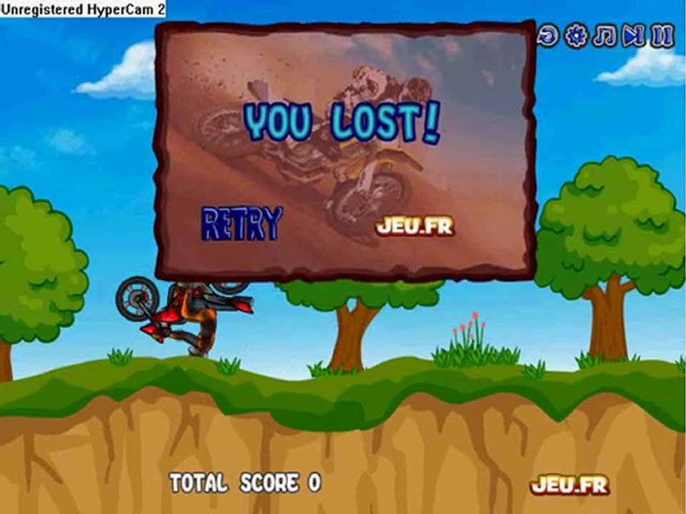 Test d'un jeu de moto sur Jeu.fr, c'est assez marant !