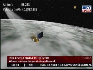 Bir Uydu Daha Düşüyor