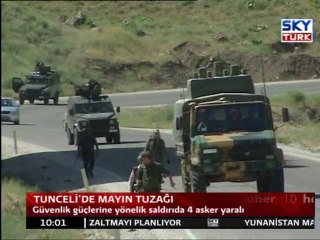 Tunceli'de Mayın Tuzağı