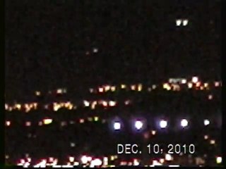 UFO activity over Chile December 2010