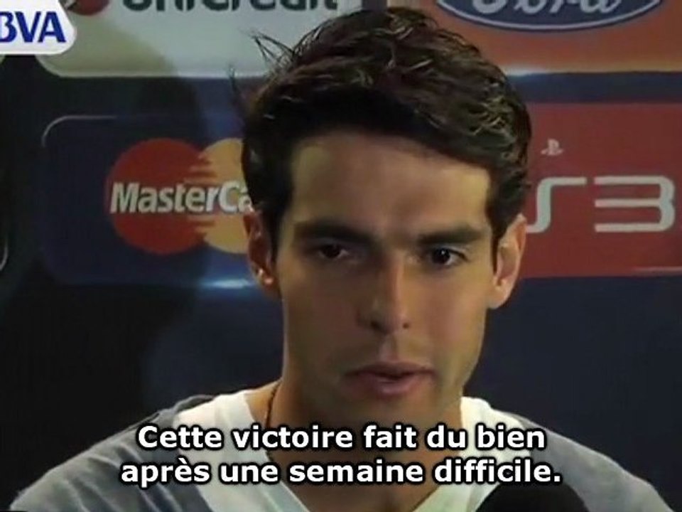 Kaka : "Je me sens de mieux en mieux"