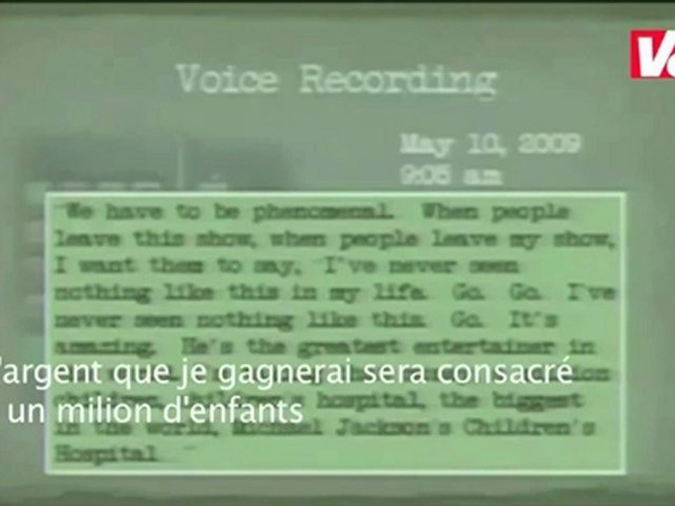 Enregistrement de la voix de Michael Jackson (sous-titré en français)  VOST
