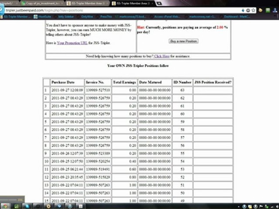 JSS Tripler payment proof like clockwork in realtime