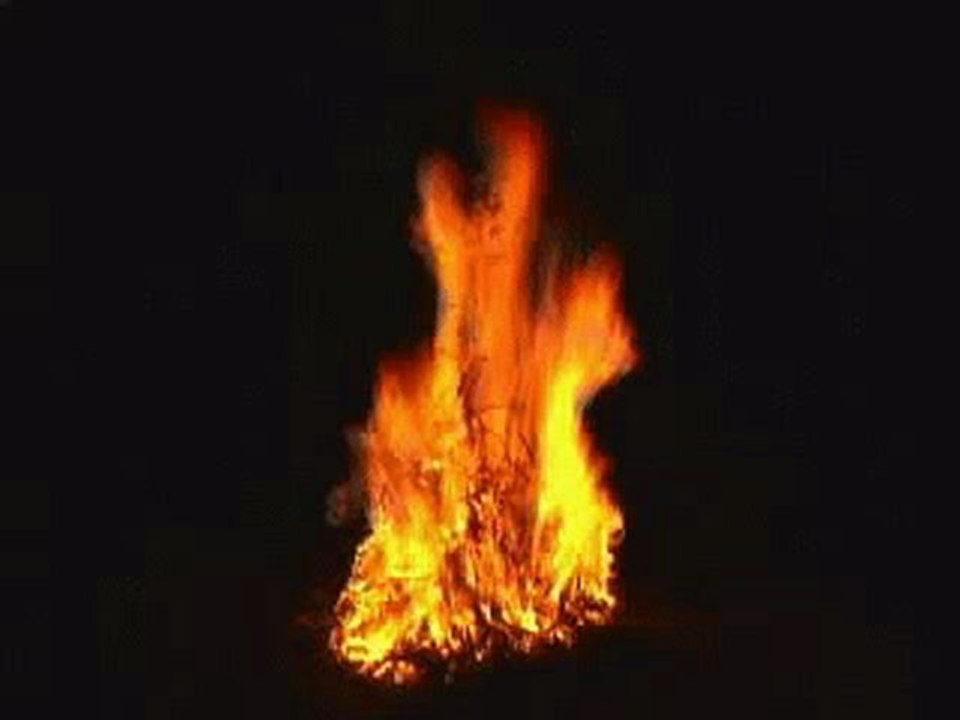 relaxation zen avec les sons de la nature : feu de bois