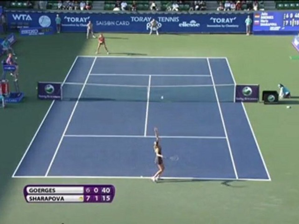 Sharapova batte Goerges - Tokyo, terzo turno