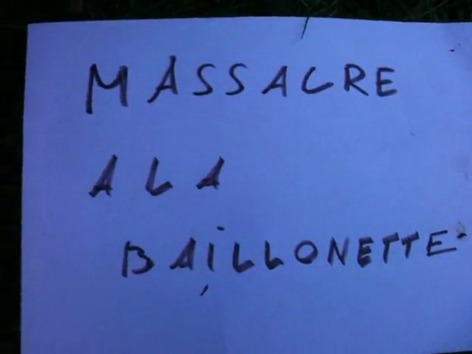 Massacre a la baillonette bande annonce