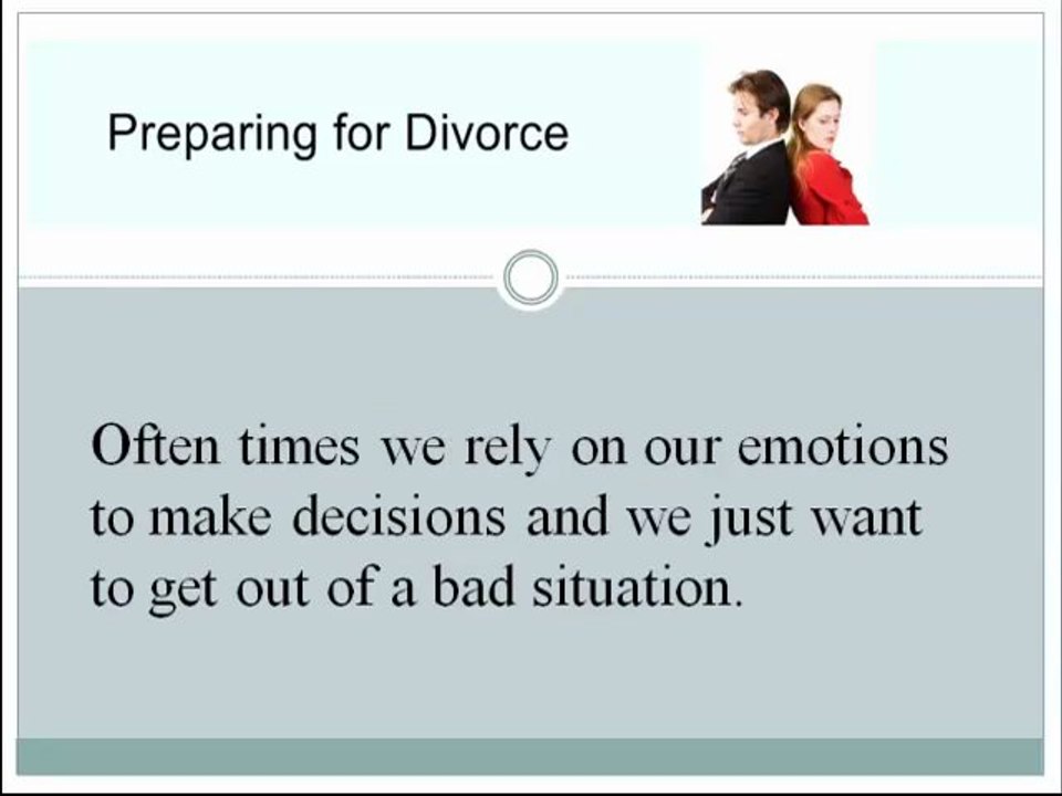preparing for divorce