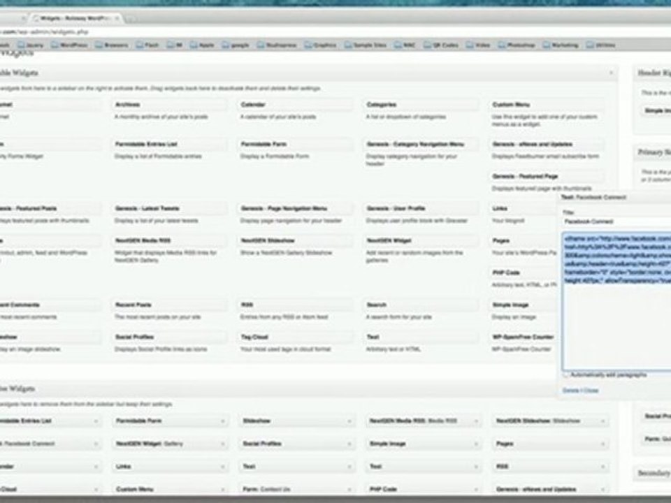 Adding a Unique Side Bar Content on a Page or Post in WordPress