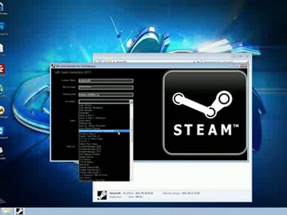 Steam gift code gen