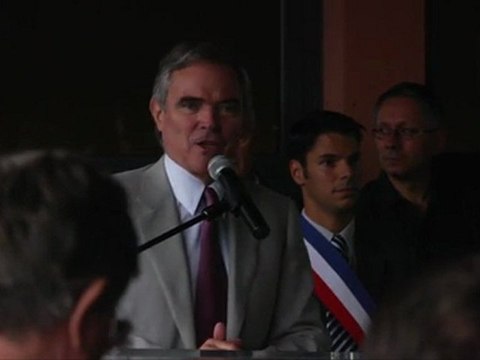 Bernard Accoyer Président de l'Assemblée Nationale le 17 sept 2011 à Arthaz Pont-Notre-Dame