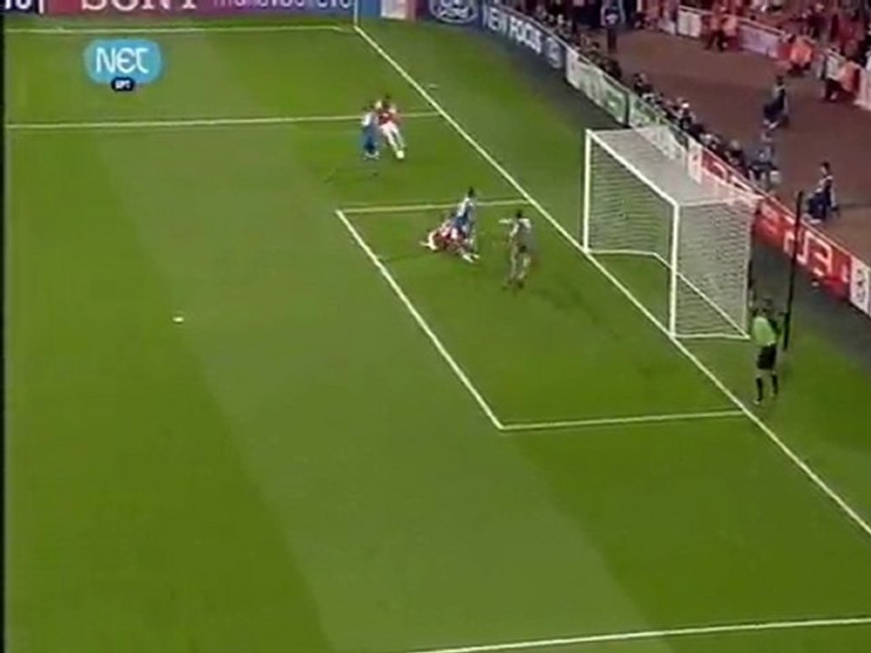 Άρσεναλ - Ολυμπιακός / Γκολ Σάντος για το 2-0