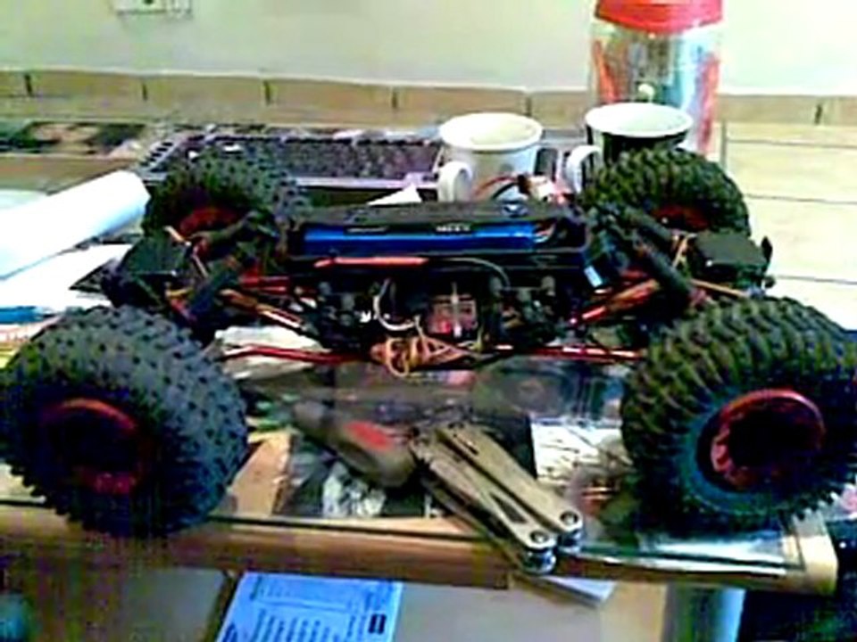 Essais suspentions crawler