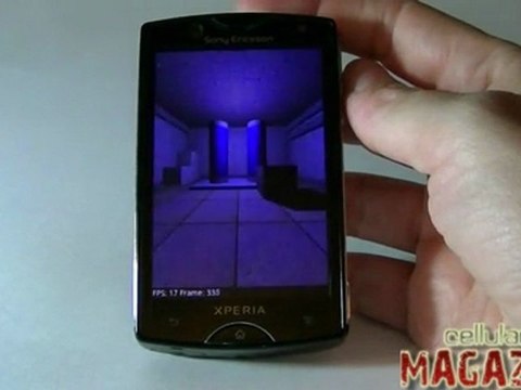 Sony Ericsson Xperia Mini prova con Quadrant