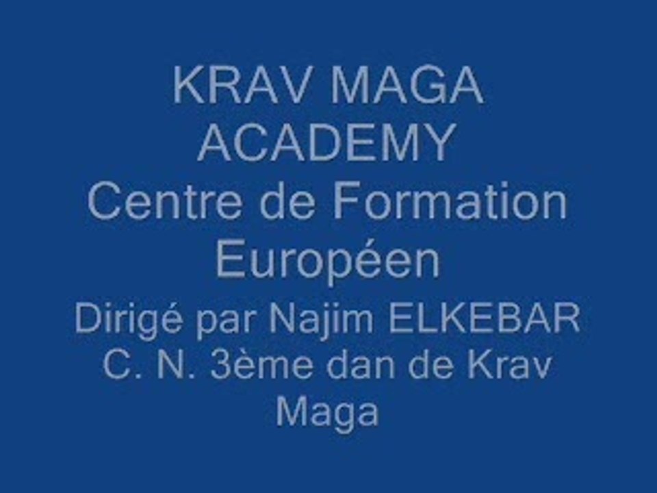 démonstration krav maga