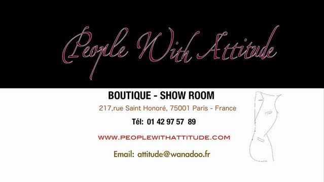 PEOPLE WITH ATTITUDE 217 RUE ST HONORE 75001 PARIS FRANCE