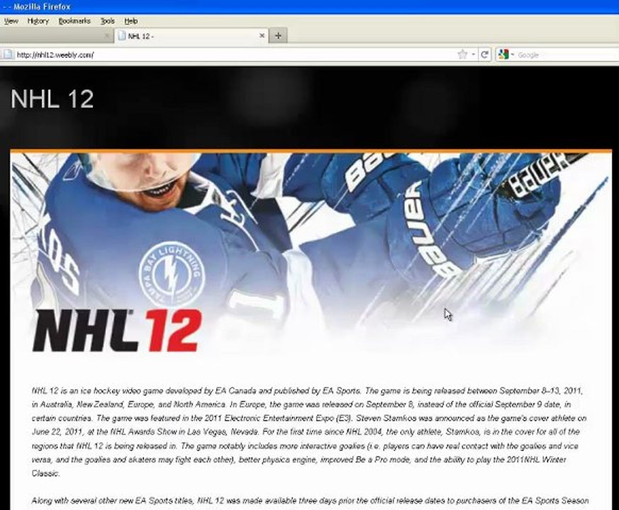 NHL 12 Keygen
