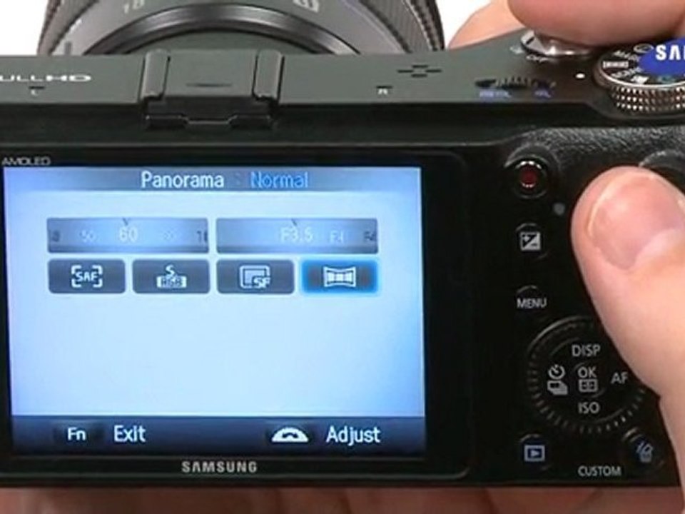 Let's learn How to Use the Samsung NX200 Panorama and 3D