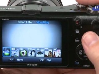 Let's learn how to use the Samsung NX200 Smart Filter&Magic Frame