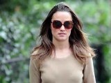 Pippa Middleton works it on her way to work