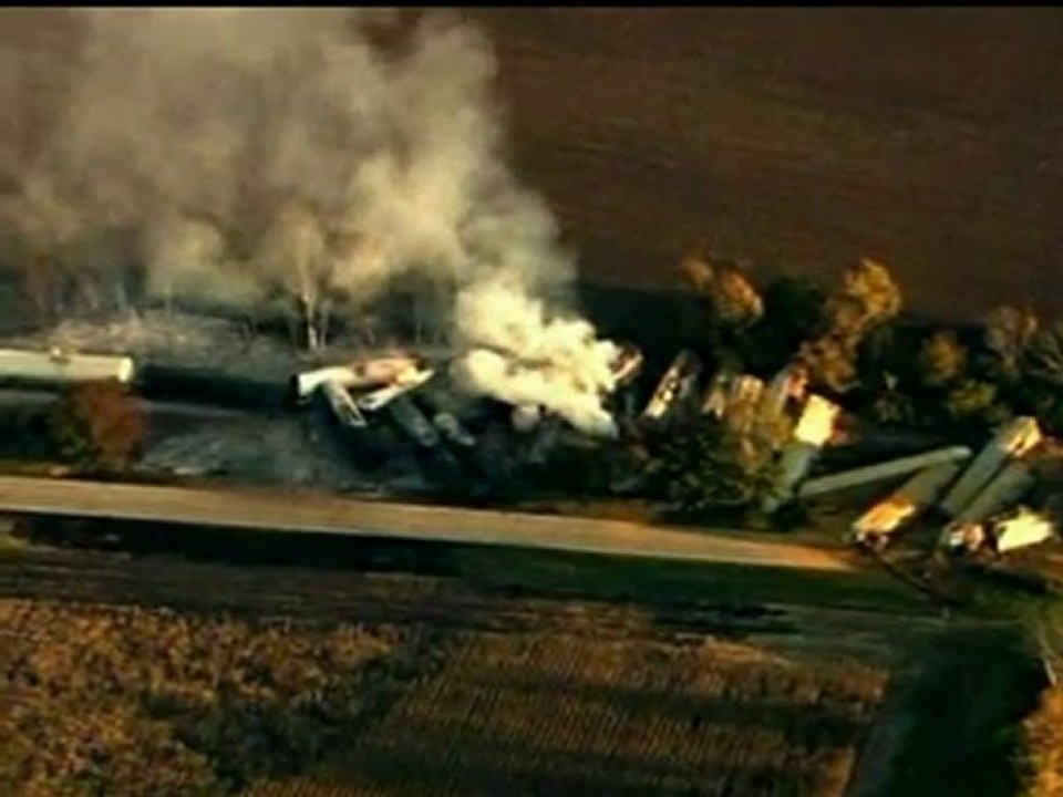 US TRAIN CRASH: 126-car train derails near Chicago
