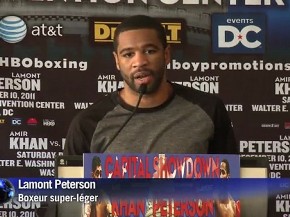 Super-légers: le boxeur Khan défendra ses titres à Washington