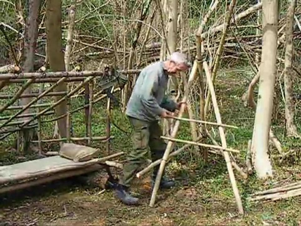 build a wilderness shelter, survival skills 5 of 7