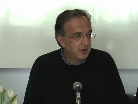 Autosital - Sergio Marchionne lors de l'ouverture de la concession Fiat de Macomb, Michigan - VO