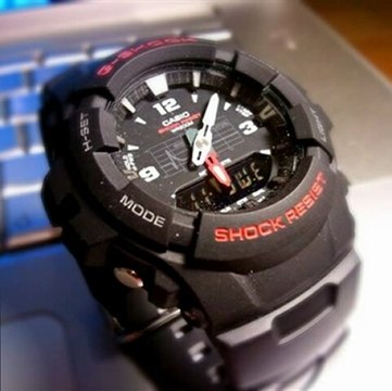 Oberseiten-spätestes Update der Verkaufsschlager G-Entsetzen Herren-Armbanduhr Quarz schwarz G-100-1BVMES Berichte