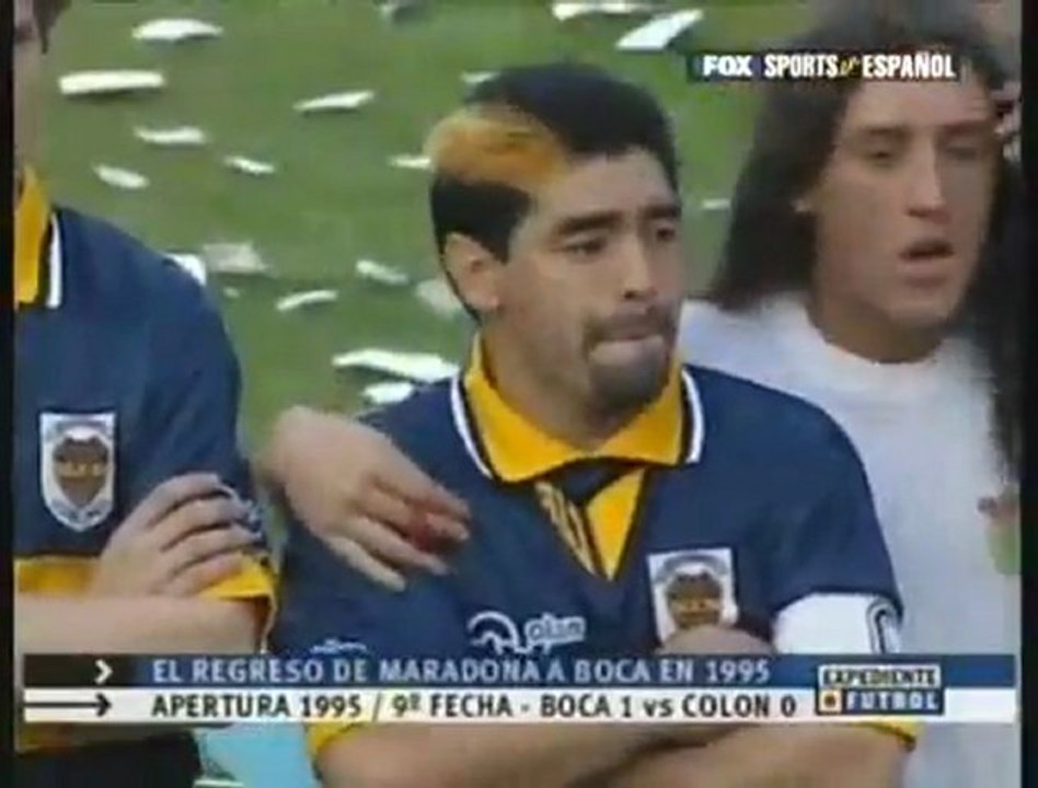 BOCA - COLON 10-07-95 [MARADONAS RETURN TO BOCA] 14