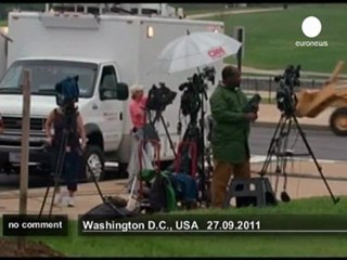 Engineers Inspect Washington Monument for... - no comment