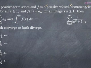 Integral Test for Convergence Example 1