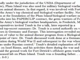 PT4 PLUM ISLAND, ERICH TRAUB, AND BIO-WARFARE