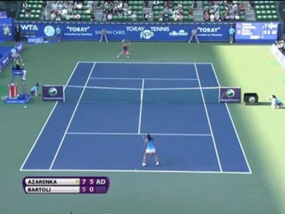 Tokio - Azarenko im Halbfinale